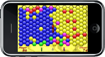 Mobile Game: Crazy Bee Options Screen